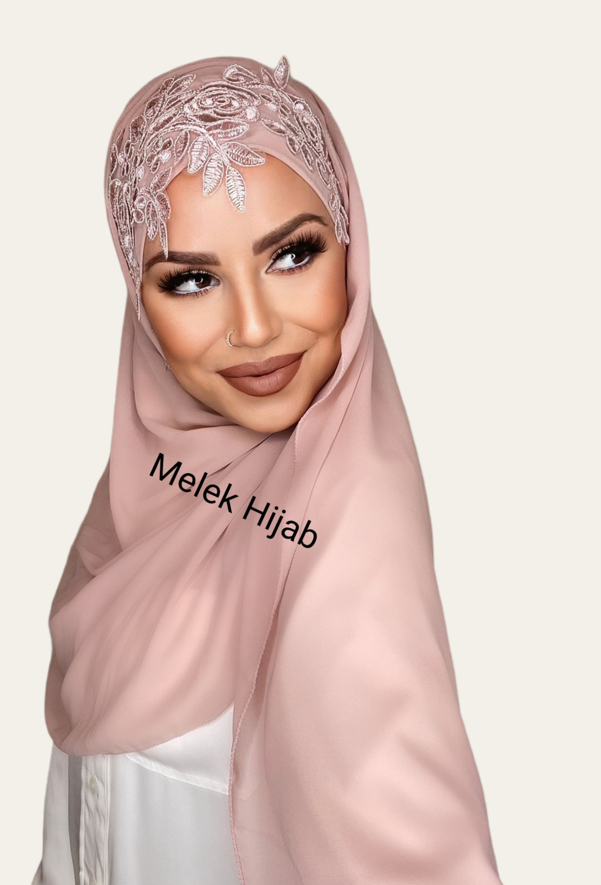 Hijab mit Spitze