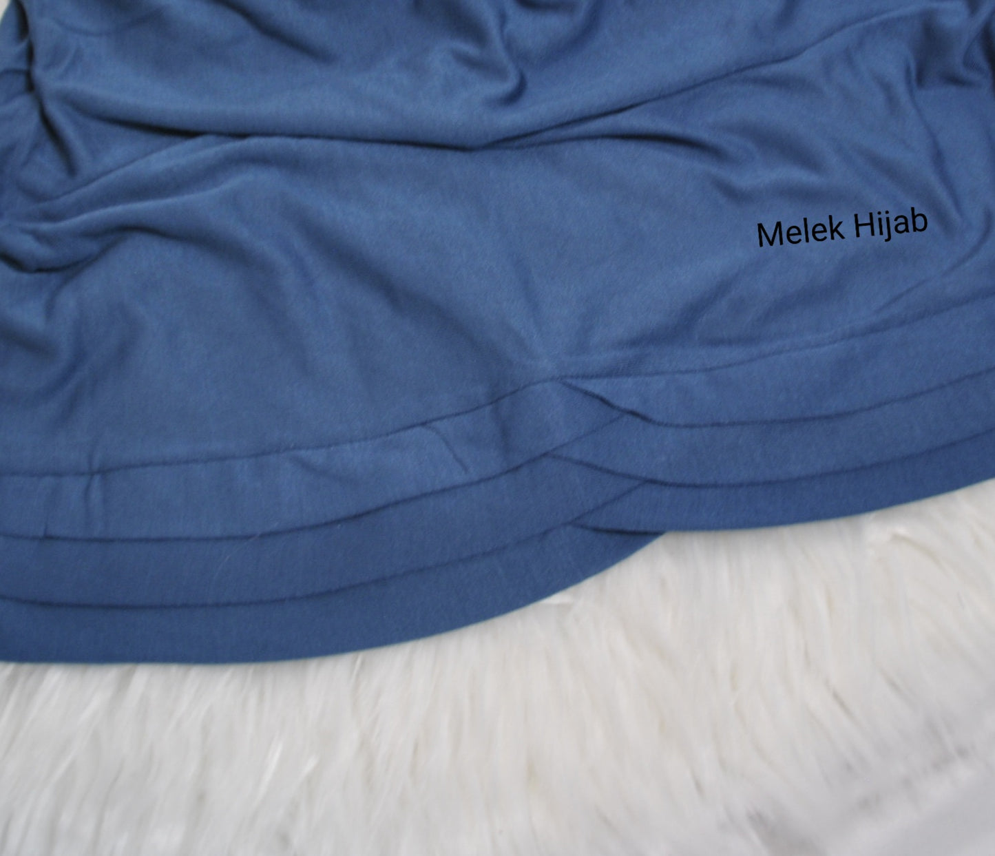 Fertig Hijab aus Jersey Indigo Blau