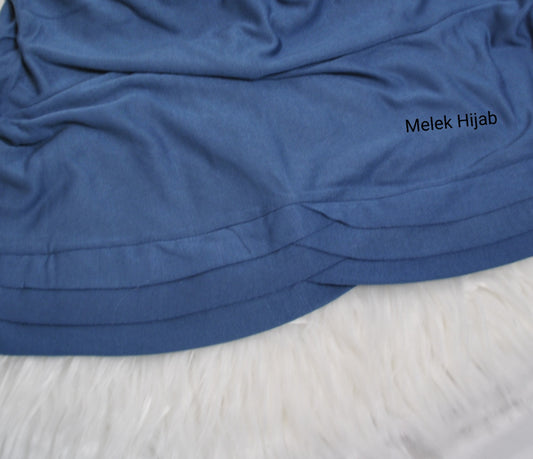 Fertig Hijab aus Jersey Indigo Blau